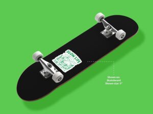 Slow Life Alpaca Sticker