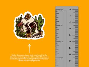 Desert Skull Sticker