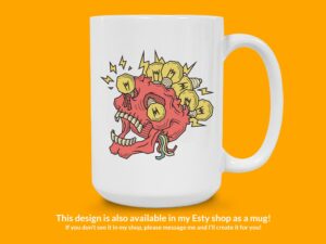 Bright Idea Skull Sticker