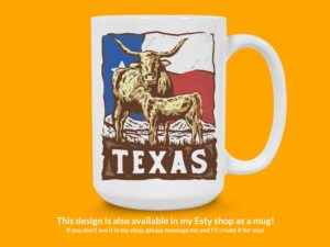 Texas Longhorn Sticker