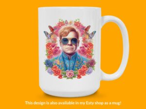 Elton John Sticker