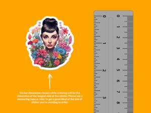 Audrey Hepburn Sticker