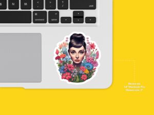Audrey Hepburn Sticker