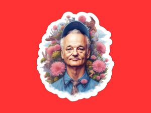Bill Murray Sticker