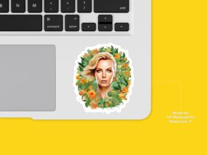 Charlize Theron Sticker , funny sticker