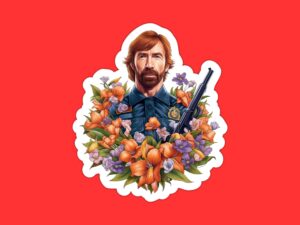 Chuck Norris Sticker