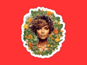 Halle Berry Sticker