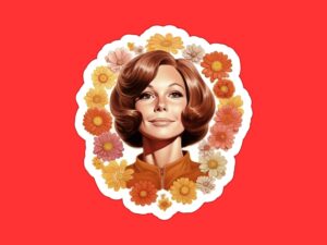 Mary Tyler Moore Sticker