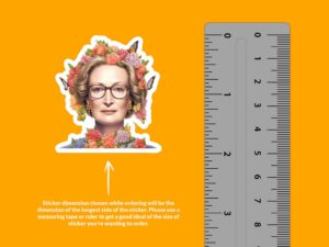 Meryl Streep Sticker