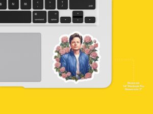 Michael J Fox Sticker