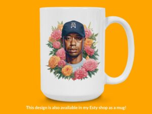 Tiger Woods Sticker
