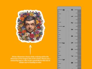 Mr Bean Rowan Atkinson Sticker