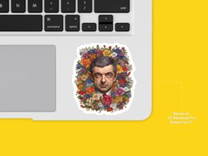 Mr Bean Rowan Atkinson Sticker