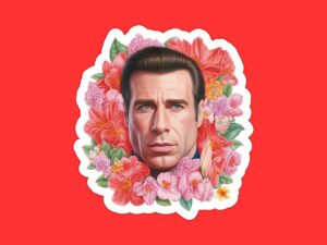 John Travolta Sticker