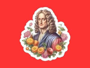 Isaac Newton Sticker