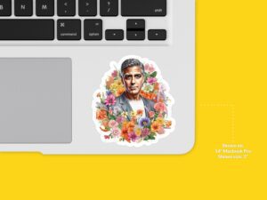 George Clooney Sticker