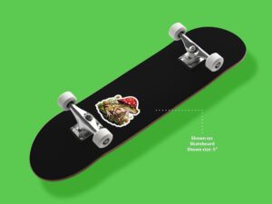 Mushroom Frog Sticker