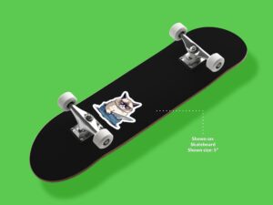 Grumpy Cat I'll Cut You Sticker