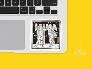 Gemini Zodiac Sign Sticker
