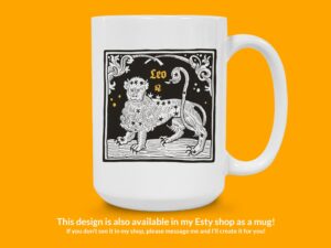 Leo Zodiac Sign Sticker