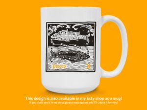 Pisces Zodiac Sign Sticker