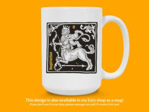 Sagittarius Zodiac Sign Sticker