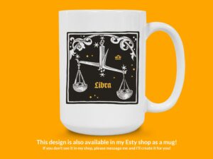 Libra Zodiac Sign Sticker