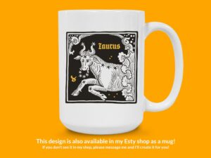 Taurus Zodiac Sign Sticker