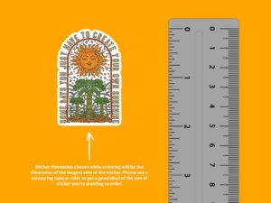 Create Your Own Sunshine Sun Sticker