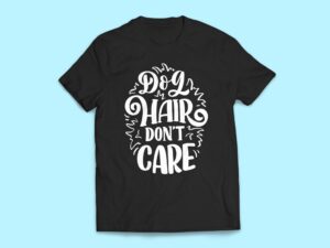 Dog Hair Don't Care Sticker