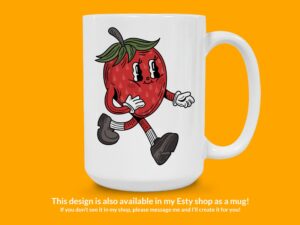 Cute Strawberry Sticker