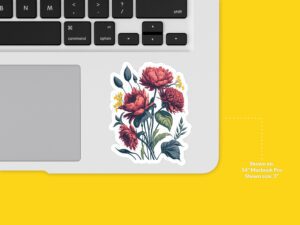 Floral Flower Sticker