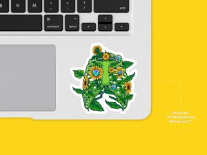 Plant Skeleton Sticker