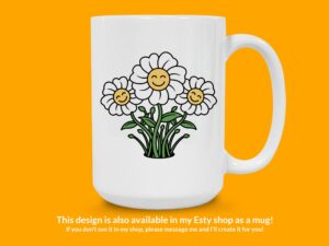 Happy Flower Sticker