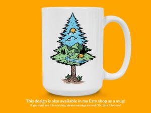 Outdoors Tree Sticker