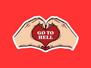 Go To Hell Sticker
