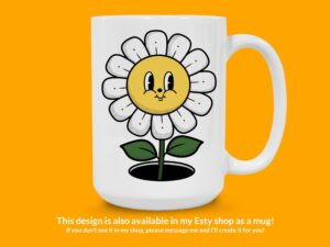Happy Daisy Sticker