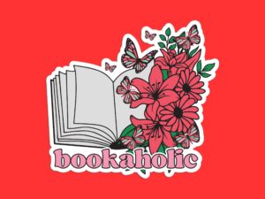 Bookaholic Sticker