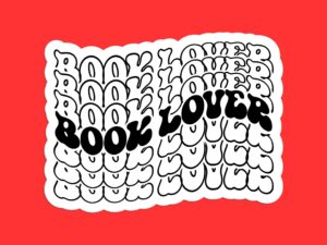 Book Lover Sticker