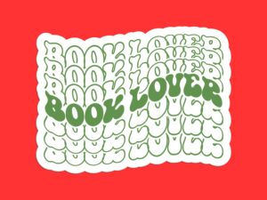 Book Lover Sticker