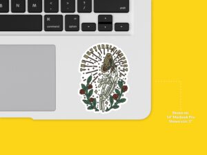 Butterfly Effect Skeleton Sticker