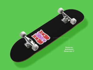 XOXO Heart Smiley Sticker