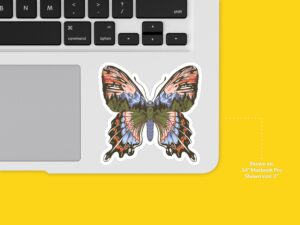 Outdoors Butterfly sticker