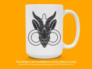 Leviathan Cross Goat Sticker