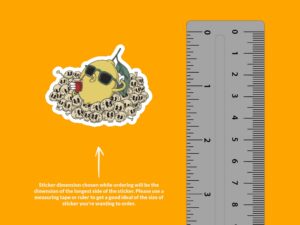 Humanade Lemon Vampire sticker