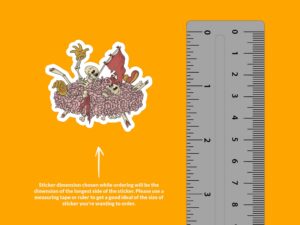 No Guts No Glory sticker