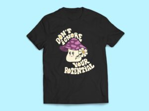 Mushroom Sticker Don't Doubt Your Potential