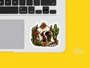 Desert Skull Sticker