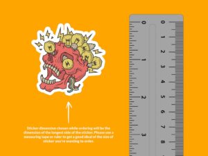 Bright Idea Skull Sticker