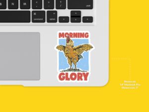 Morning Glory Sticker